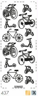 STICKERS N°437 - BICYCLETTES