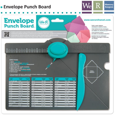 Easy envelope punch board