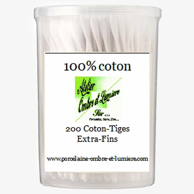 Box of 200 Cotton-Rod Muji Extra Finsx12.