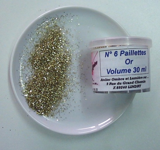 PAILLETTES OR 30 ml