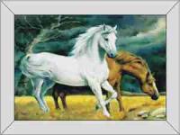 3D - 4135010 Horses Carte Tableau