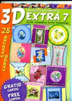 Livret 28 cartes 3D +  fonds "EXTRA 7"