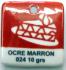 OCRE MARRON- 10 g.